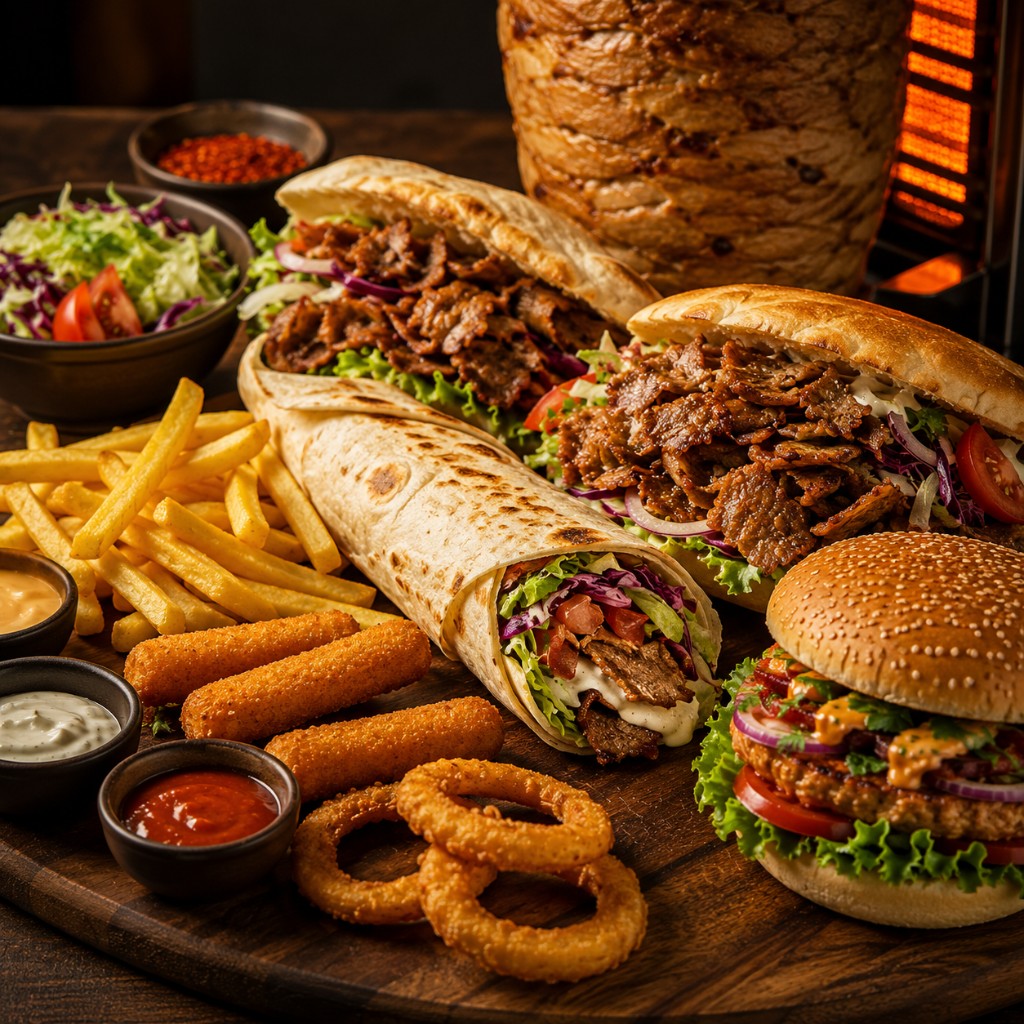 Poulet grill bei Campus Imbiss in Brugg